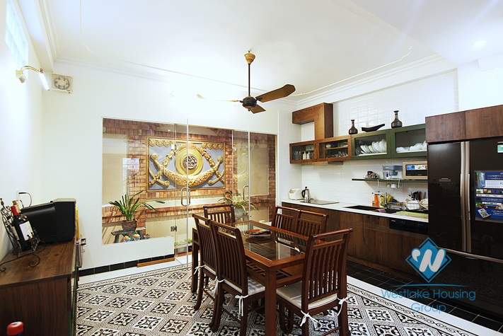 Brand-new 4 bedrooms house for rent in Au Co st, Tay Ho district.